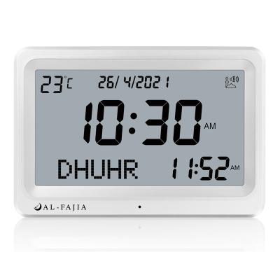 China Clock l Timepiecewith Athan Multi Date Week Temperature Prayer Calendars Digital Azan Sound Times for sale