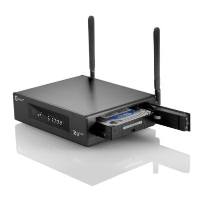 China WLAN Hotspot Realtek 1295 R9 PLUS 4k 4gb RAM 16gb ROM android6.0 tv box with SATA port and hard disk for sale