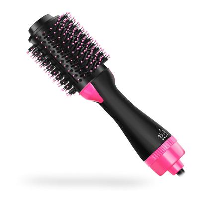 China Nondisposable Multifunctional Fluffy Comb Anion Curly Hair Straightener Hot Air Dry Wet Amphibious Iron for sale