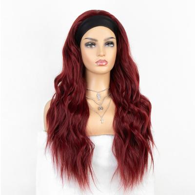 China 2021 New Deep Wave Fashion 10-24 Inch None Lace Up Deep Wave Headband Wigs Virgin Hair for sale