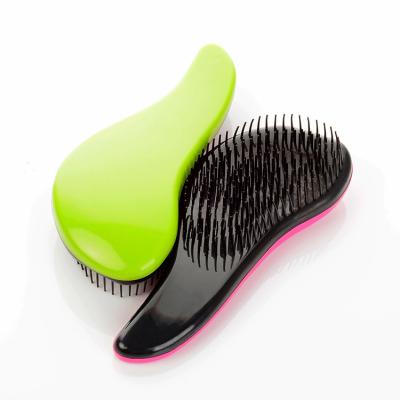 China Comfortable High and Low Combing Teeth Design Convenient Plastic Silicone Scalp Massage Comb for sale