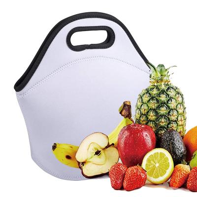 China Eco-Friendly Ready To Ship Blank Neoprene Sublimation Blanks Lunch Tote Bag For Sublimation Printing for sale