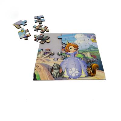 China Custom Sublimation MDF Wooden Jigsaw Blanks Gifts Kids Toys, 2-5 Years Old Kids Play 25pcs Medium Level Jigsaw Puzzle for sale