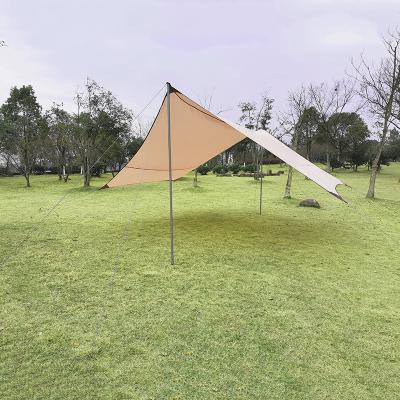 China Tube Type Tent Stake Lightweight PU 3000mm UV Waterproof Tarp Fly Tarp Shelter Camping Tent Tarp for sale