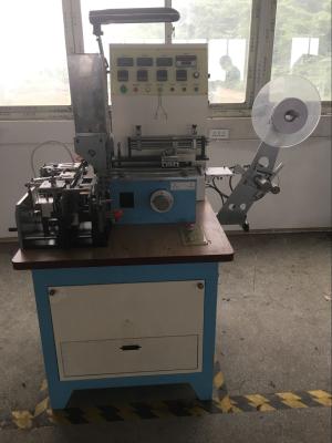 China Automatic High Speed Ultrasonic Automatic Labeling Machine For Ribbon , Belt Cutting for sale