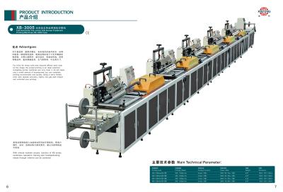 China Fully Automatic Rotary Label Printing Machine Five Colour Silk Screen Trademark for sale