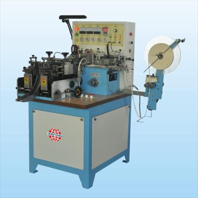 China Automatic Label Cutting And Folding Machine / Ribbon Label Cut And Fold Machine for sale