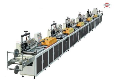 China Five Colour Silk Screen Label Screen Printing Machine For Trademark for sale