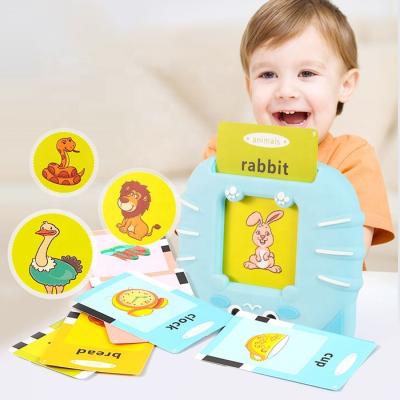 China ABS (OEM& Hot Item ODM YMX KA06 Item Cheap Portable Kids Intelligence Interactive Talking Learning Flash Card Amazon Sided Flashcard for sale