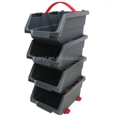 China Viable Stackable Bin Organizer, Storage Storage Plastic Tool Box for sale