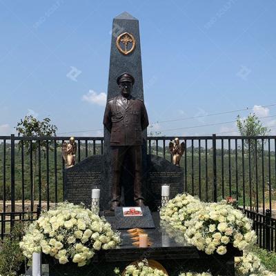 China Op maat gemaakte bronzen monumenten en sculpturen levensgrote figuur beeldhouwkunst Te koop