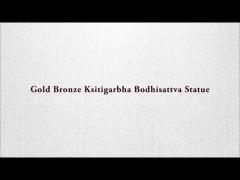 4.5M High Big Buddha Statue Outdoor Large Customized Gold Leaf Finish