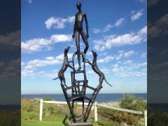 6M High Cast Bronze Figurines Outdoor Decor Modern Art Statues