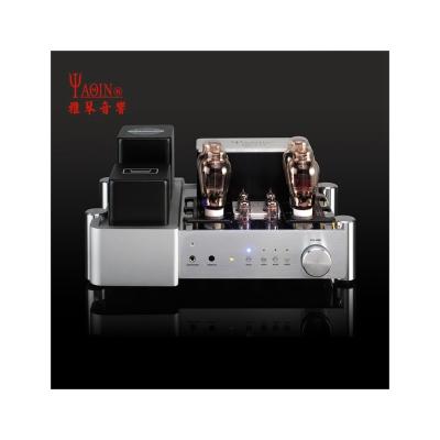 China Yaqin MS-2A3 Technology Amplifier 2A3B Tube Class AB1 Power Amplifier Pure Aluminum High Fidelity Audio With Earphone Function 110V/220V for sale