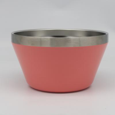 China Sustainable New Product 1500 Ml Insulated Vacuum Custom Color Double Wall Stainless Steel Insulated Bowl for sale