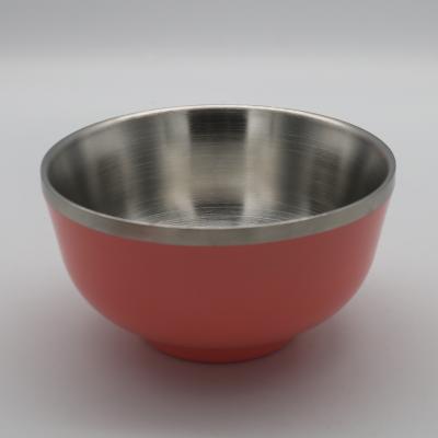 China Sustainable New Product 700ml Custom Color Double Wall Vacuum Stainless Steel Insulated Bowl for sale