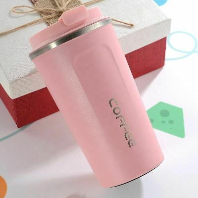 China 2020 New Arrivals Sustainable Reusable Leakproof Insulated Coffee Cup Stainless Steel Custom Logo Coffee Mugs for sale