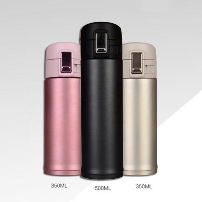 China Fashionable Business Stainless Steel Flask Double Wall SS 304 Vacuum Bottle Custom Thermal Flask For Keep Hot And Cold for sale