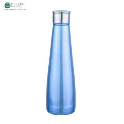 China Eco Friendly Customized Sustainable Stainless Steel Logo Water Bottle Sports Cola Shaped Double Wall Insulated Water Bottle for sale