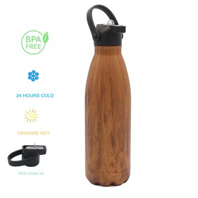 China Good quality 500ml BPA free PORTABLE hongtai wuyi leakproof vacuum insulated thermos water bottle manufacturers for sale