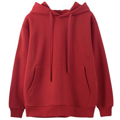 China OEM Sweater Anti-wrinkle Long sleeve Autumn Winter Clothes Custom Oversized Ladies Hoodie Tops Women Pocket Sweatshirt Women Ladies Hoodie for sale