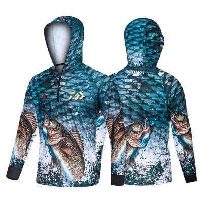 China Custom Men's Sublimation Tournament Fishing Shirts Suv Protection Fishing Anti-UV Wear Quick Dry Fishing Tank Top for sale