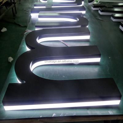 China NEW Buildings! outdoor back light letters lit acrylic electronic letter sign for sale