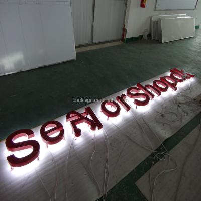 China Other Acrylic 3d Letter Sign Backlit 3d Custom Store Signage Led Outdoor Signage for sale