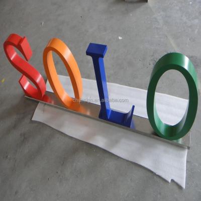 China Buildings China Supplier Free Standing Stainless Steel Led Channel Letter Sign for sale