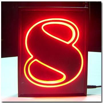 China Neon Number Sign LED Design Pop Up Sign Hotel Room Number Light Box for sale