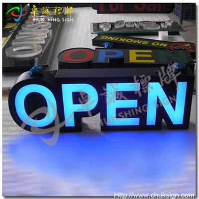 China Acrylic LED Sign LED Open Window Sign for sale