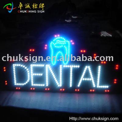 China Shop Bottom Visible Front LED Sign Exposed Sign Color Changing Direct View LED Sign Board for sale