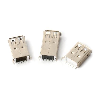 China Current High Speed ​​2A 2.0 Type A Female Connector 13.7 19.6 17.5 20.5mm 180 USB Connector AF Female Connector for sale