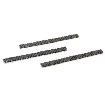 China PCB Pin Header 254 Hole 1X40 Round Single Row Vertical 2.54mm Pitch With 7mm PH Round Needle Pin Header for sale