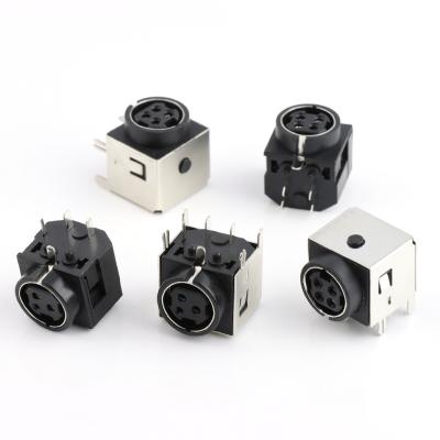 China Long Life And Good Quality MDC Round Din Jack Female Socket 3/4/5/7/8/9 Pin PCB Mount Circular Mini Din Connector for sale