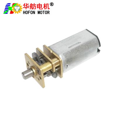 China Non-waterproof Mini Permanent Magnet DC Gear Motor Hofon Motor GM12-N30VA Brush DC Motor With Reduction Gearbox for sale