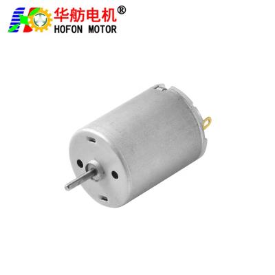 China Non Waterproof Hofon Micro Motor 24mm RC-280SA 4.5V 6V 9v 12V Carbon Brush DC Motor For Sweeper for sale