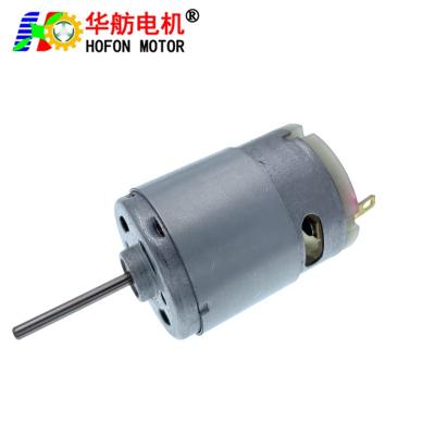 China Hofon Motor 27.7mm RS-380SA 385SA 3v 6v 9v 12V 24V Non Waterproof Micro Carbon Brush DC Motor For Sweeper for sale