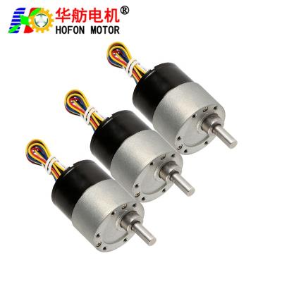 China Hofon Brushless DC Gear Motor Non Waterproof Motor 37mm 12V 24V GM37-3525BL Large Torque For Home Appliance for sale