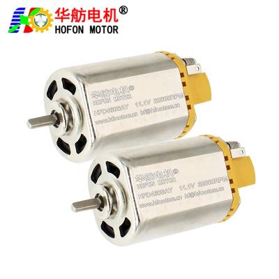 China Hofon HF460SAY Non Waterproof Short Spindle 11.1V 32000RPM High Speed ​​DC Motor For AEG Water Bomb Toy Gun for sale