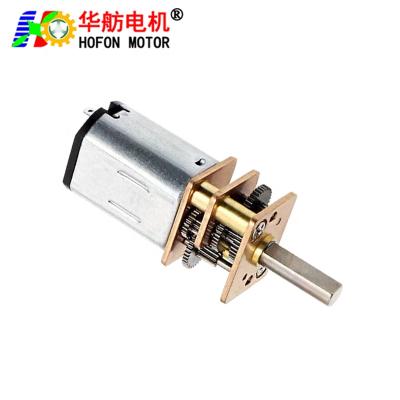 China Non Waterproof Hofon Motor GM12-N20VA Large Torque With Gear Box DC Metal Gear Motor For Robot for sale