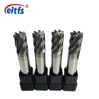 China Cheap Carbide China Factory HRC55 7Flutes CNC Milling Flat End Mill Carbide Mill Cutter for sale