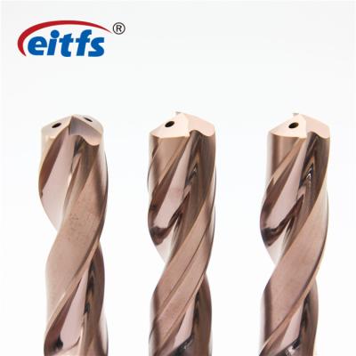 China Metal Drilling Coolant Inner Tungsten Carbide Twist Drill Bits Solid Metal For Metal for sale