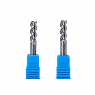 China Tungsten Cobalt Alloy Best Selling 3 Flute Solid Carbide Flat End Mill CNC With Low Price for sale