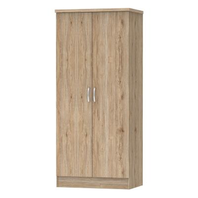 China (Other)Adjustable Modern Design 2 Door Living WARDROBE With 2 Drawers Thick Top Panel Malaysia Manufacture for sale