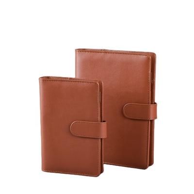 China Wholesale Spiral Business Space Planner Planner Cover PU 6 Leather Ring Binders With Cash Envelopes for sale