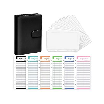 China Wholesale Personal Spiral Notebook Binder Agenda A5 Loose Leaf Planner Notebook Binder With Zipper Envelopes for sale