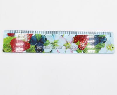 China Promotional Children Plastic Drawing Tool Scale Ruler Scale Ruler School Office Stationery Children Transparent Plastic Ruler for sale