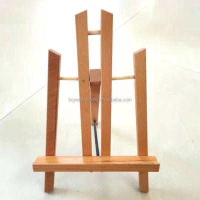 China Tripod stable new product eco-friendly wooden stationery set for students china wooden mini painting easel for sale