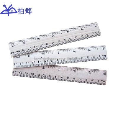 China School Office Stationery School Stationery Professional Education Eco-friendly Ruler Set Scale Ruler 15cm Mini Bamboo Ruler for sale